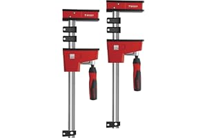 BESSEY 2 x kroppstving, REVO KRE60-2K SET, spännvidd 600 mm projektion 95 mm, metallförstärkt plasthölje för mer kraft och sä