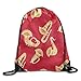 Produktbild Yesliy Trompete Posaune French Horn Unisex Kordelzug Rucksack Reise Sporttasche