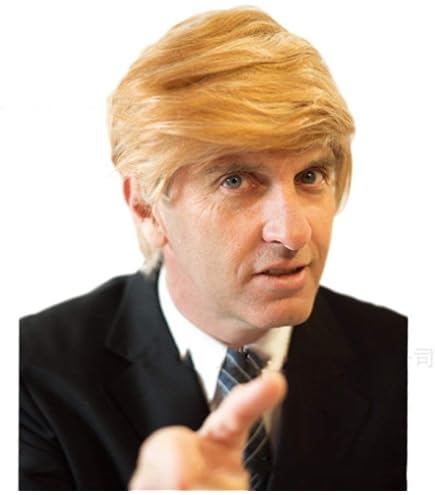 Peluca De Trump Para Disfraces | Multicolor | Talla única | Ideal Para Fiestas Temáticas, Halloween Y Despedidas