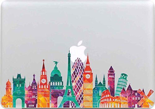 Macbook Aufkleber, Stillshine Super dünn (0,07 mm) Removable Bunte Muster Fashion Macbook Sticker Aufkleber Skin Laptop Vinyl Decal Sticker Abziehbild Abziehbilder (Pattern 17)