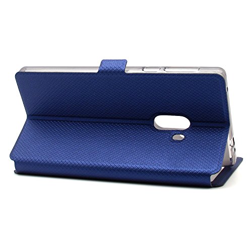 Xiaomi Mi Mix Funda   Anzhao Flip Cover  Cierre magn  tico  Caso Con Funci  n de Soporte y Ventana  View Window  para Xiaomi Mi Mix  Azul 