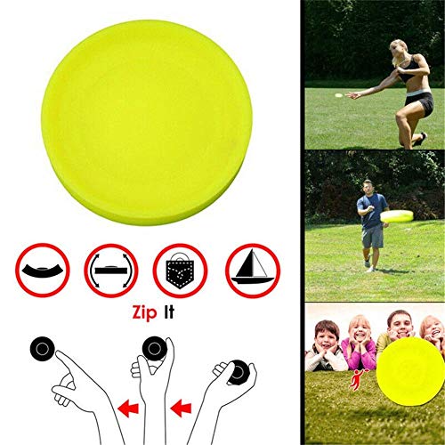 Preisvergleich Produktbild YunHui Zip Chip Mini Frisbee Flexible Pocket Flexible Soft Spin im Fangspiel Flying Disc Outdoor-Haustier für Kinder (5pcs)