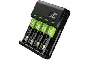 ‎GREEN CELL Ładowarka Green Cell GC VITALCHARGER + 4X Baterie AA 2000MAH NI-MH