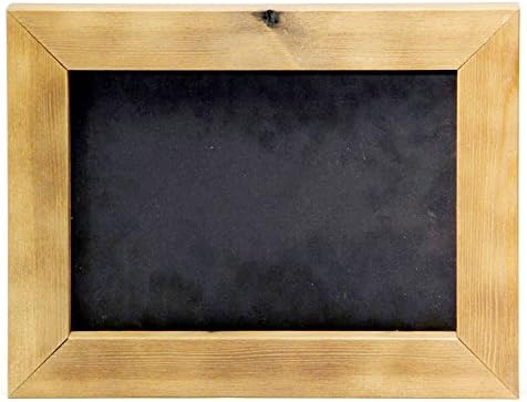 Double Sided A4 Light Oak Wooden Framed Chalk Board
