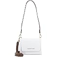 Valentino by Mario Valentino Womens Satchel, Bianco/Cuoio, one size