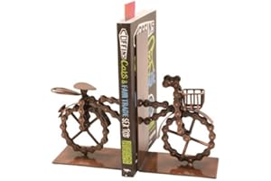 MIMOGLAD Traidcraft Fairtrade Bicycle Bookends made from Recycled Bike Chains