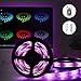 Produktbild LED Streifen, GLIME LED TV Hintergrundbeleuchtung led Strip 2M Lichtband bunt DC5V 12W Led Stripe Wasserdicht IP65 RGB led Bänder mit Fernbedienung USB  für TV Computer Decke Spielzimmer Bar 2m