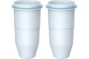 Waterdrop NSF/ANSI 53 Zertifizierte Ersatz-Wasserfilter, Ersatz für ZeroWater® ZR-017, ZR-001 Krug- und Spenderfilter, Reduziert TDS, PFOA/PFOS, 98% Chlor, Schlechten Geschmack und Geruch (2)
