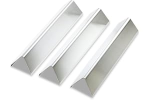 GIRXZYBX 7635 38,9CM Edelstahl flavorizer Bars für Weber Spirit I & II 200 e210 e220 s210 S220, Brennerabdeckung für Wever e210 Aroma zubehör, ersatzteile Flammenverteiler Hitzeschild