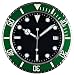 Produktbild PARNIS Wanduhr Modell 2034-W01 aus massiv Edelstahl in markantem Look, erhabene Indices, Datumsanzeige, Ø 34cm