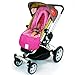 Baby Travel Footmuff and Head Hugger Universal Fit (Pink)