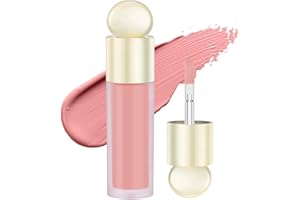 LOPHE Liquid Blush for Cheeks, Soft Cream Liquid Blush Stick Natural Matte, Natural-Looking Face Cheek Tint Blush Makeup, Long Lasting Blendable Moisturizing Beauty Makeup for Cheeks(7.5ml)