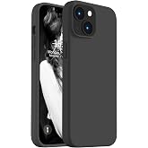 Lavderuar iPhone 15 ile Uyumlu İ&ccedil;i Kadife Lansman Silikon Kılıf &ndash; Kamera Korumalı, Darbe Emici, Premium Yumuşak Kapak Siyah