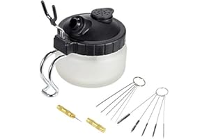 AWSUC Ausuc aérographe Pistolet Lavage Nettoyage Outils 4 Set Kit de Nettoyage à l'aérographe,Pot de Nettoyage, brosses de Nettoyage, Nettoyage des Aiguilles,Aiguille Nettoyage