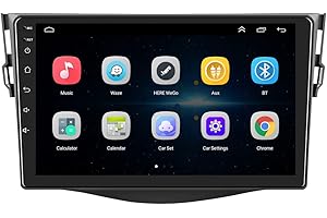 LEXXSON Android Auto Carplay Radio 10.1 para Toyota RAV 4 2007-2012 | Unidad Principal de Coche de 9 Pulgadas Navegación GPS BT WiFi SWC Pantalla Dividida Mirrorlink Cámara inversa 1G + 32G