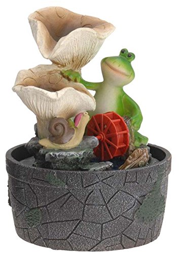 Zimmerbrunnen Frösche 19cm 2