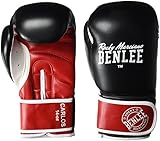 Mit Ventilationslöchern BENLEE Rocky Marciano Carlos Boxhandschuhe, Black/Red/White, 8 oz