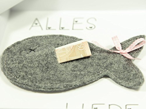 Geldgeschenk Verpackung zur Taufe Konfirmation Kommunion Geburt: rosa Mädchen, Geldgeschenkverpackung Geschenk - 3