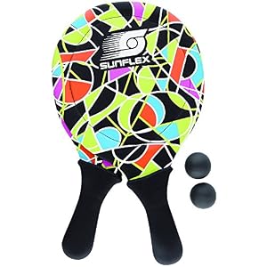 sunflex sport Sunflex Color Pro-Juego de Pelotas de Playa, Multicolor, Unisex Adulto