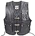 Produktbild Lederweste Motorradweste Biker Weste Herren aus hochwertigem Leder (6XL, 16)