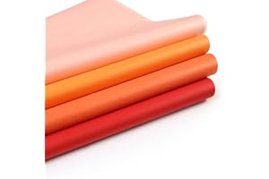 HELACUEIL 160 fogli di carta velina sfusa 50x35cm, di carta velina da regalo per matrimoni feste di compleanno artigianato Natale (serie rossa)