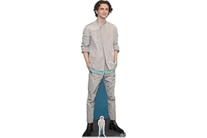 STAR CUTOUTS CS827 Timothee Hal Chalamet sagoma in cartone a grandezza naturale, altezza 179 cm, larghezza 58 cm, Tinta unita, Multicolore, Regular