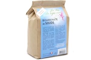 Eco Conseils Bicarbonate de Soude Alimentaire, 1 kg, Poudre Chimique