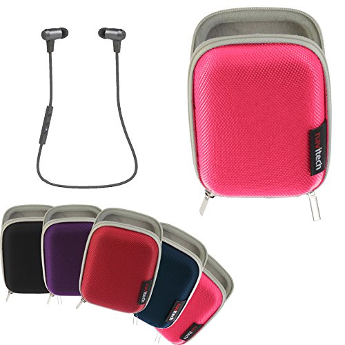 Preisvergleich Produktbild Navitech rosa harter fall für die Optoma NuForce BE6i