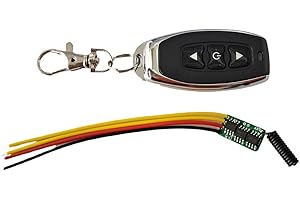 MEROURII Modulo Motore Micro Power, Modulo Ricetrasmettitore Interruttore Di Controllo Remoto RF Wireless 433M DC 3.5V-12V,Telecomando A Relè Senza Fili,Controller Inverso Anteriore Autobloccante