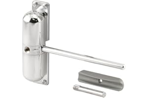 Prime-Line KC67US Cierrapuertas de resorte de seguridad, cromado, 4-1/4 in