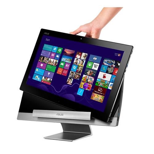 Asus AiO Transformer P1801-B073K 46,7 cm (18,4 Zoll) All-in-One Desktop-PC (Intel Core i7 3770, 3,9GHz, 8GB RAM, 2TB HDD, NVIDIA GT 730M, DVD, Win 8) schwarz