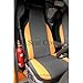 Produktbild Für Peugeot EXPERT 2010 Transporter, Sitzbezüge, anthrazit/orange Verstärkungen (1 Single + 1 Doppelbett)