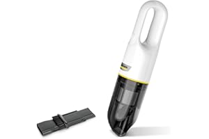 Kärcher Aspirateur à Main sans Fil CVH 2, Aspirateur Compact pour Une Utilisation Rapide, Bac à Poussière : 0,15 l, Poids : 0,65 kg, Batterie 7,2 V, Chargeur USB, Suceur pour Fentes 2 en 1 Inclus