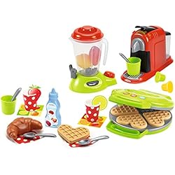 Jouets Ecoiffier - 2624 - Petit Électroménager pour enfants 100 % Chef - 28 pièces - Dès 18 mois - Fabriqué en France
