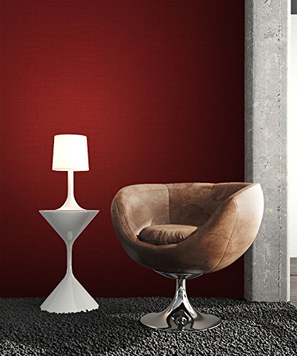 Tapete Rot Vliestapete in Leder Optik , schöne, moderne, edle Design Tapete , für Wohnzimmer, Schlafzimmer oder Küche inklusive Newroom Tapezier Ratgeber mit Tipps für perfekte Wände - 5