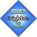 Baby Boy Leighton on board novelty car sign gift / present for new child / newborn baby