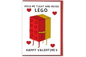 WANKY CANDLES Funny Valentine's Day Card - Hug me and never le go Valentines Day Card - Funny Valentines Day Card - Cute card for girlfriend or boyfriend V300