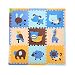 Tianmei 9 Pcs Cute Animal EVA Foam Play Mats Floor Puzzle Crawling Play Game Mat for Baby Kids Childre Toddlers -Bright Color,Environmental Material, Safe to Use (Animal E)