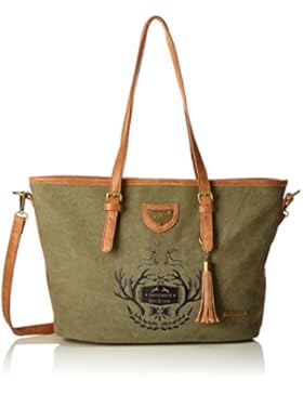 Lady Edelweiss Damen Trachtentasche Henkeltasche, 15 x 27 x 40 cm