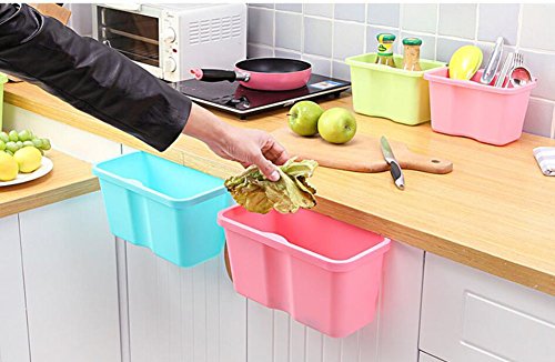 Cdet Puerta trasera basura caja de almacenamiento de encimera basura caja de almacenamiento de pl stico de escritorio creativo Verde reviews Cdet Puerta trasera basura caja de almacenamiento de encimera basura caja de almacenamiento de pl stico de escritorio creativo Verde