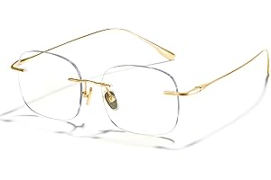 Cyxus Blue Light Glasses Anti Eyestrain Computer Eyeglasses, Clear Lens Retro Eyewear for Men and Women…