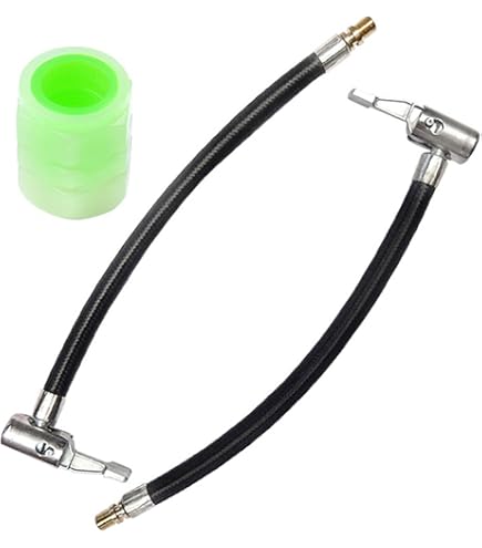 Prolunga Per Gonfiaggio Pneumatici KAPSING - Tubo Gomma 36,5 Cm Con Adattatore Per Auto, Moto E Bici - Foto 4