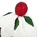 Bluezoo Kids Babies Brown Christmas Pudding Beanie Hat 0-6 Months