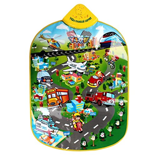 Preisvergleich Produktbild YIQU Musikalischer Teppich für Kinder. Mit Transportspiel und Klavier. Bildungsfunktionen.
