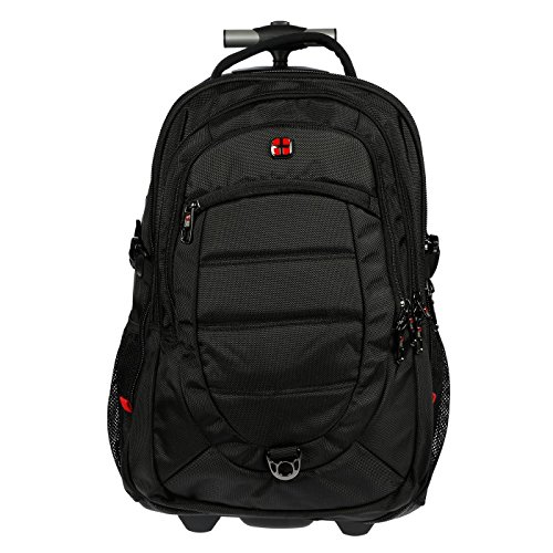 Christian Wippermann Buissnes Laptoptrolley Pilotentrolley mit Notebookfach inklusive Rucksack