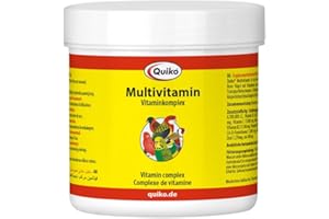 Quiko Multivitamin 150g- Complexe de vitamines pour fournir des vitamines essentielles à Toutes Les espèces d'oiseaux d'ornement -en Poudre