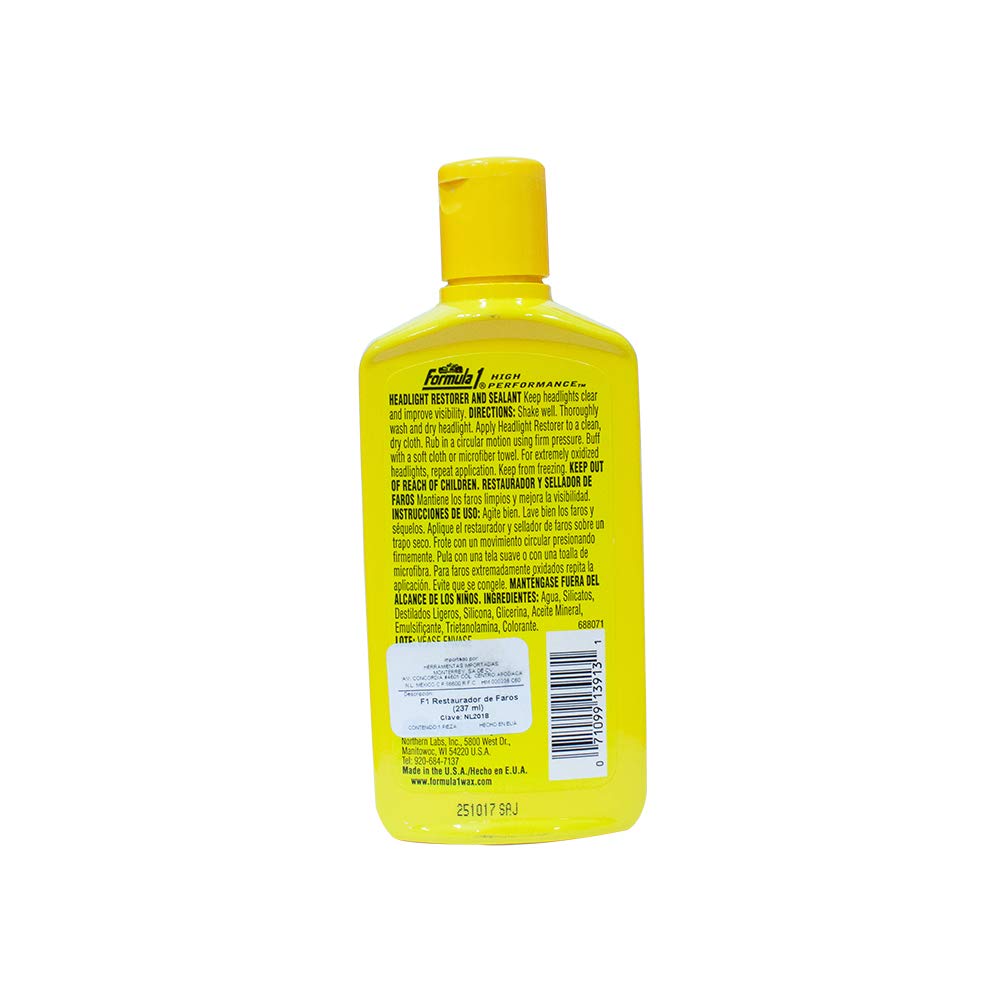 Formula 1 615874 Headlight Restorer (237 ml) - Image 3
