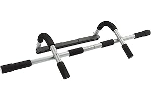 ‎ULTRASPORT Ultrasport Klimmzugstange, Tür Rack, Oberkörpertrainer, Multifunktionstrainer, ohne Bohren einsetzbar, Trainingsgerät für Heim und Büro, Liegestützstange, für Verschiedene Übungen geeignet