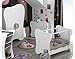 Iris 4-Piece Nursery Furniture Set White