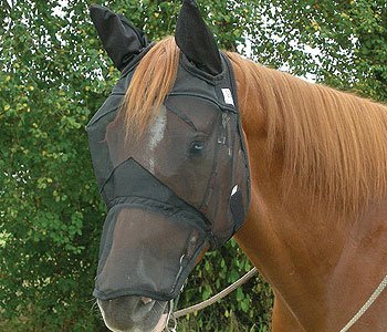 Preisvergleich Produktbild Crusader© Cashel Quiet Ride Fly Mask mit Ohren- und Nasenschutz Warmblut